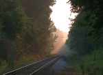 NS main at sunrise